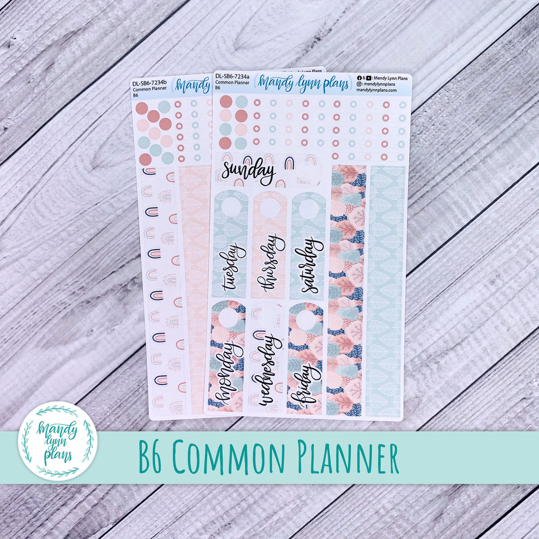 B6 Common Planner Daily Kit || Colorful Forest || DL-SB6-7234