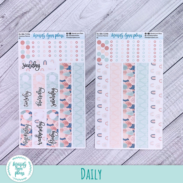 B6 Common Planner Daily Kit || Colorful Forest || DL-SB6-7234