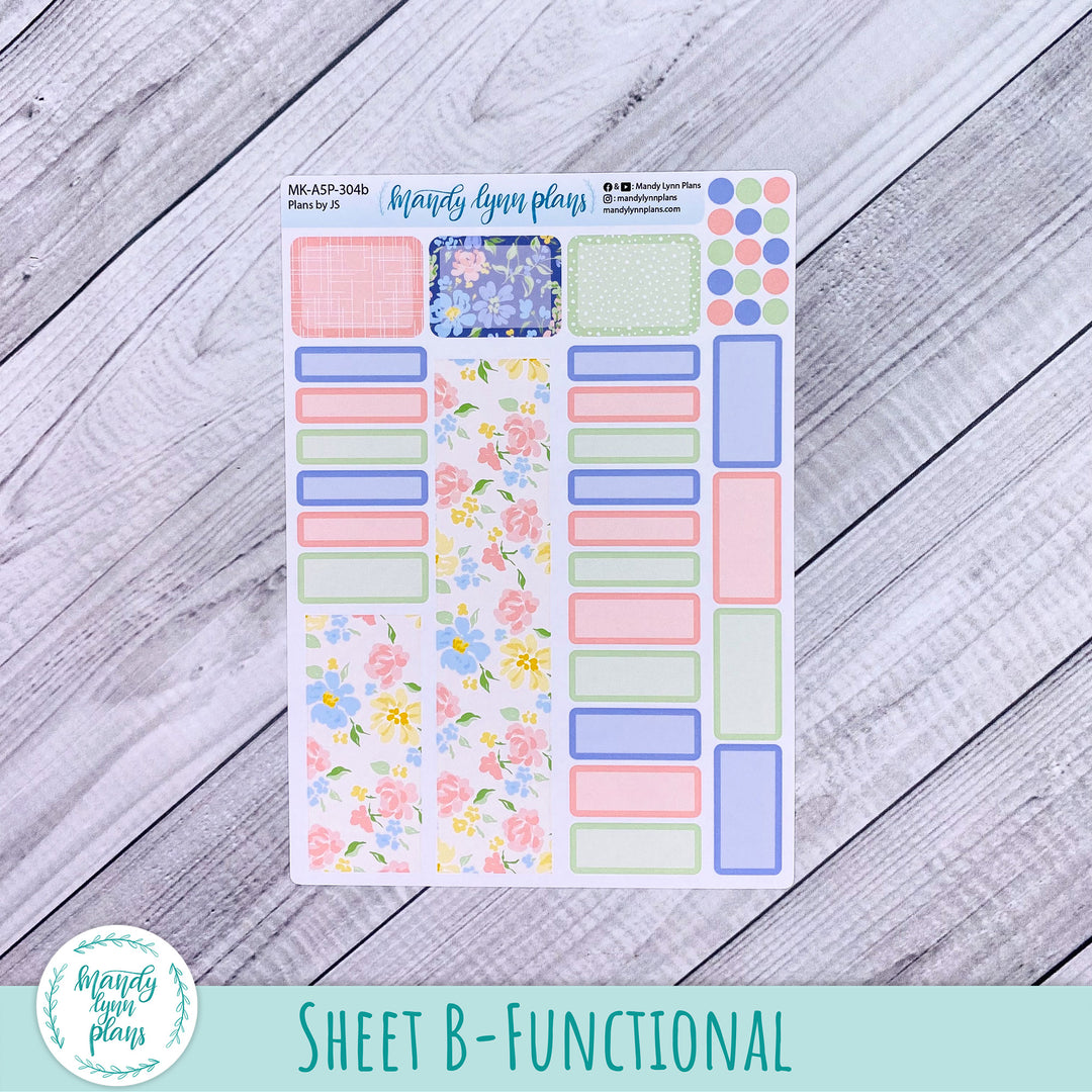 March 2025 Plans by Just Scribble Monthly || Spring Delight || MK-A5P-304