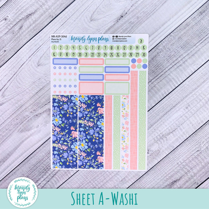 Any Month Plans by Just Scribble Monthly Kit || Spring Delight || MK-A5P-304