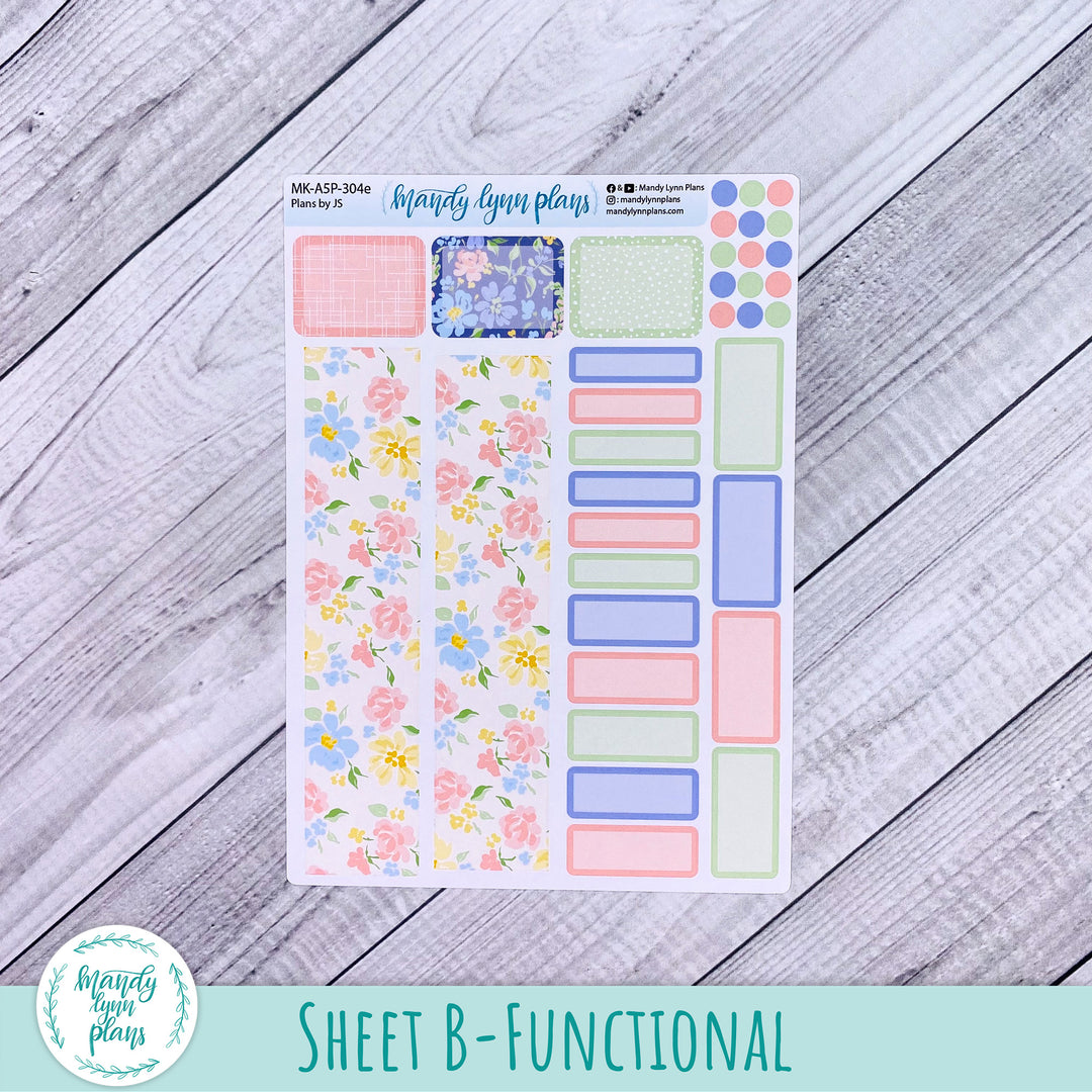 Any Month Plans by Just Scribble Monthly Kit || Spring Delight || MK-A5P-304