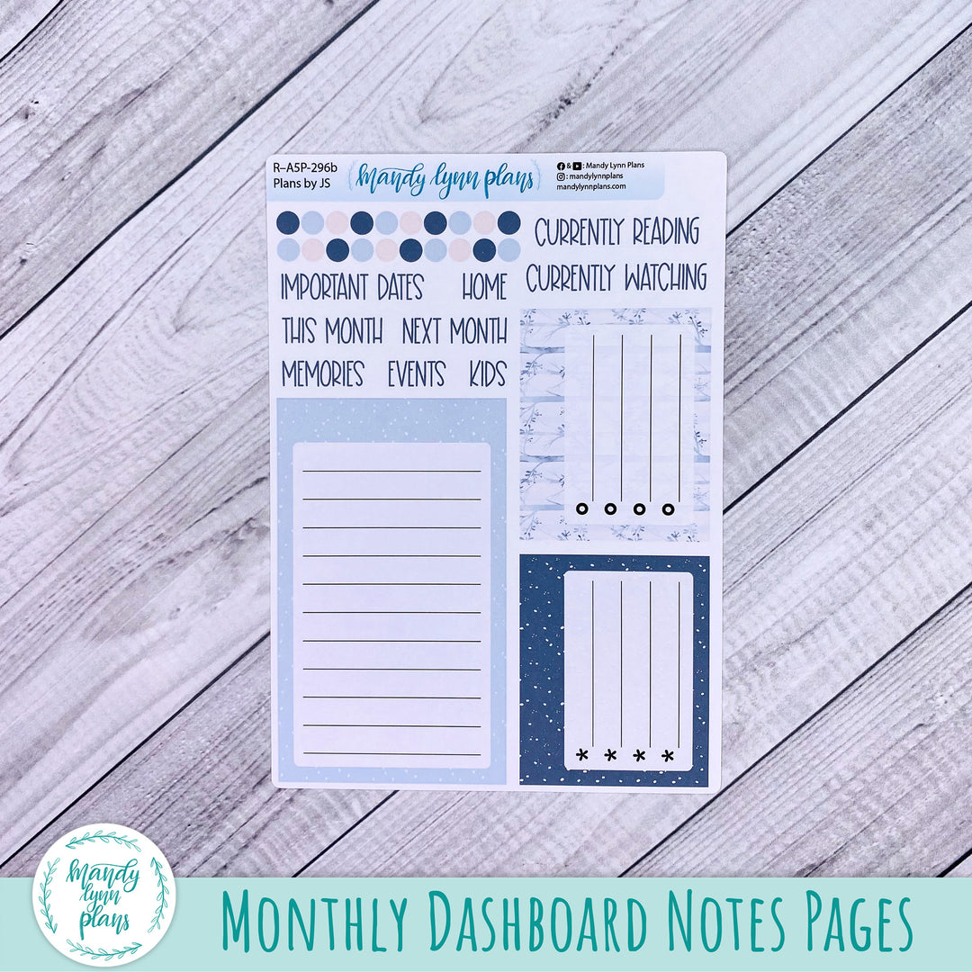 January Plans by Just Scribble Dashboard || Winter Forest || R-A5P-296