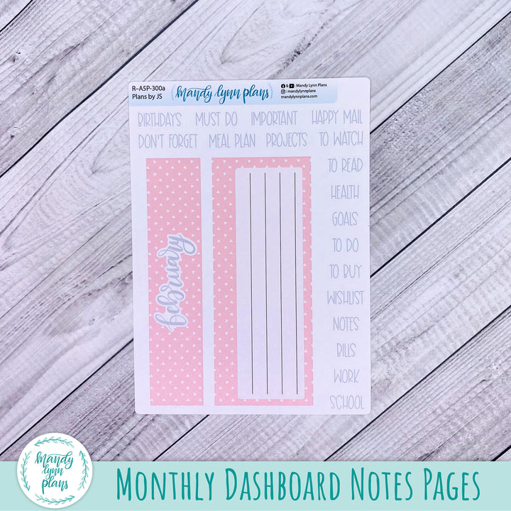 February Plans by Just Scribble Dashboard || Be Mine || R-A5P-300