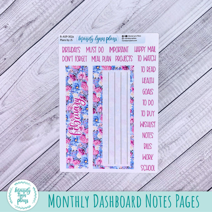 February Plans by Just Scribble Dashboard || Daydream || R-A5P-302