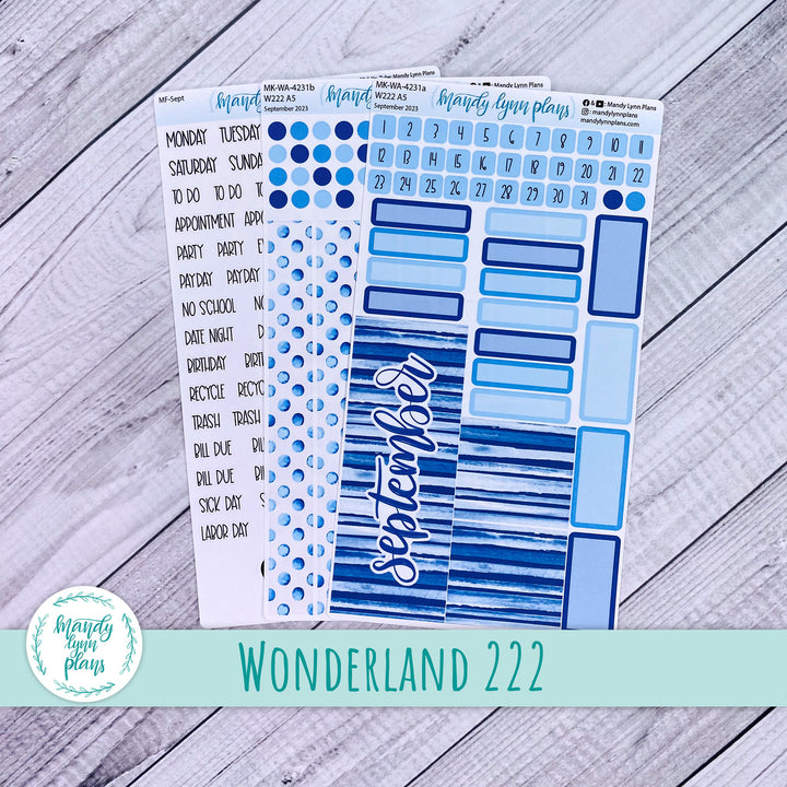 Wonderland 222 September 2023 Monthly Kit || Azure Blue || 231
