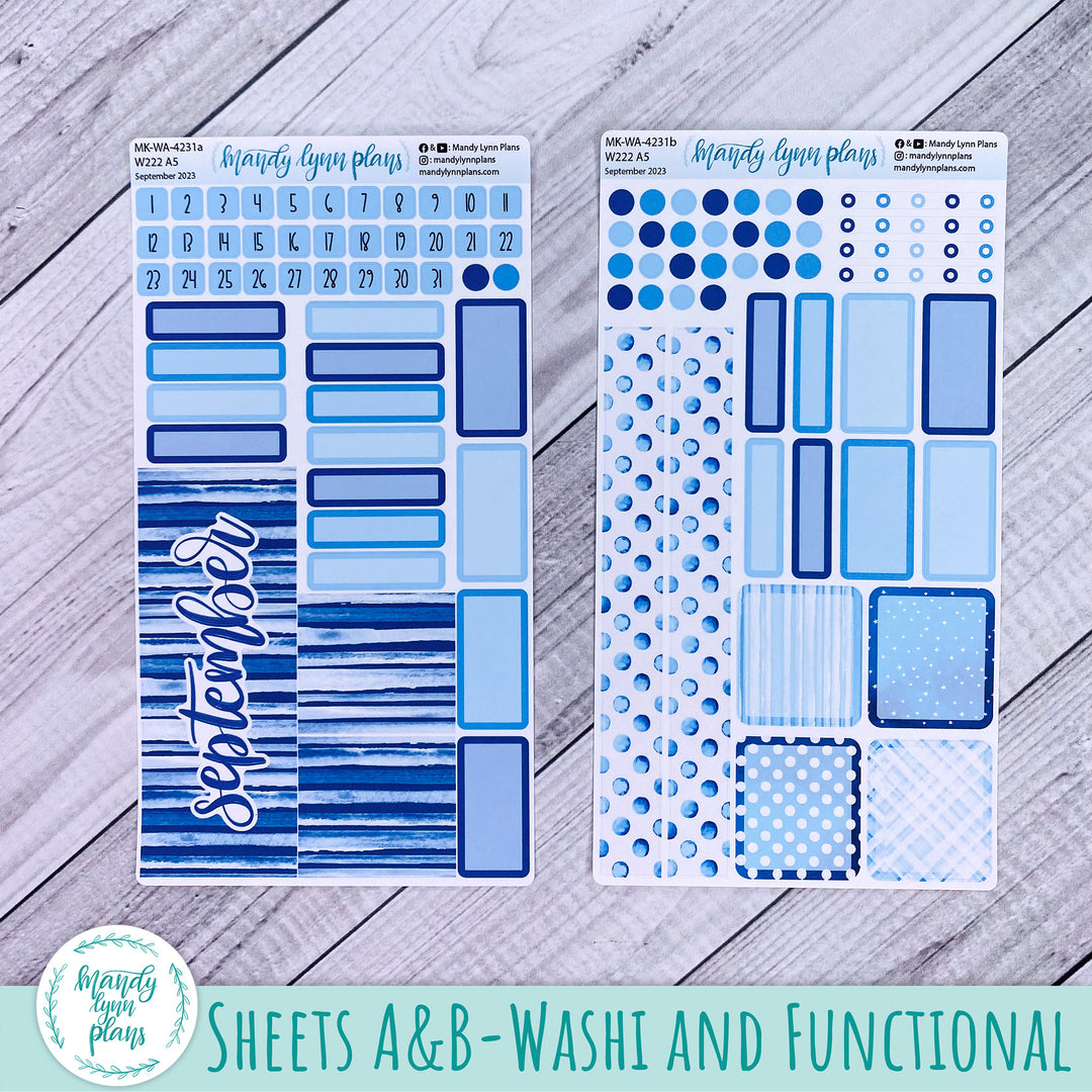 Wonderland 222 September 2023 Monthly Kit || Azure Blue || 231