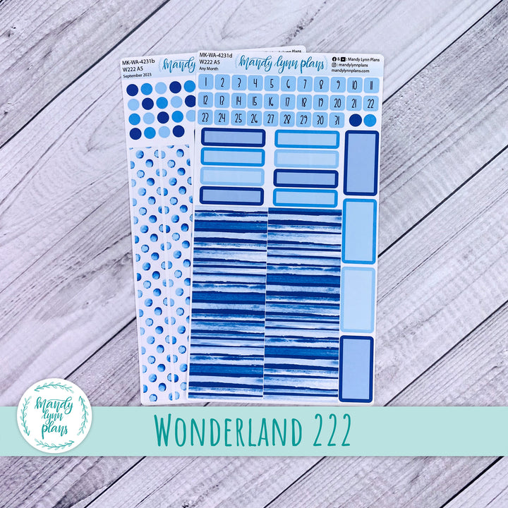 Any Month Wonderland 222 Monthly Kit || Azure Blue || 231