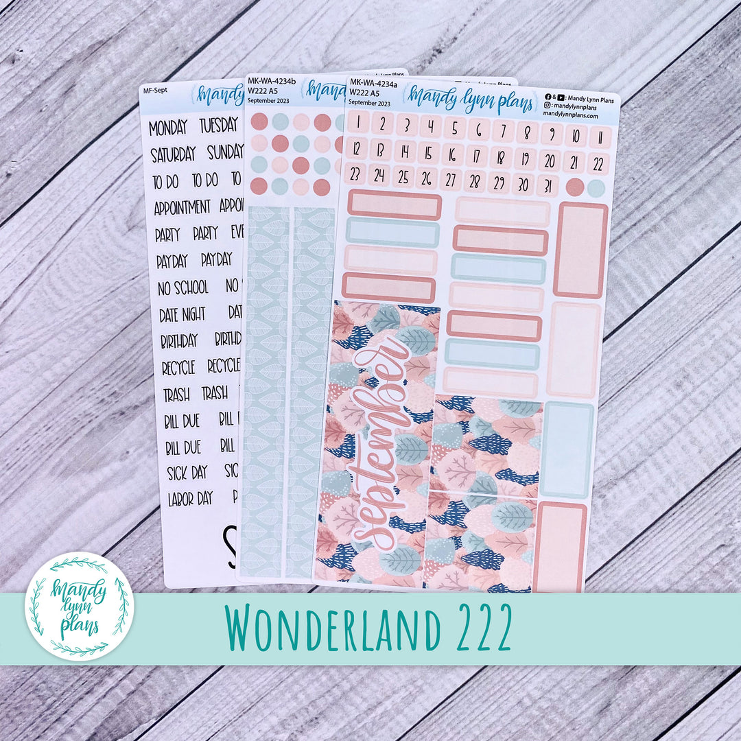 Wonderland 222 September 2023 Monthly Kit || Colorful Forest || 234