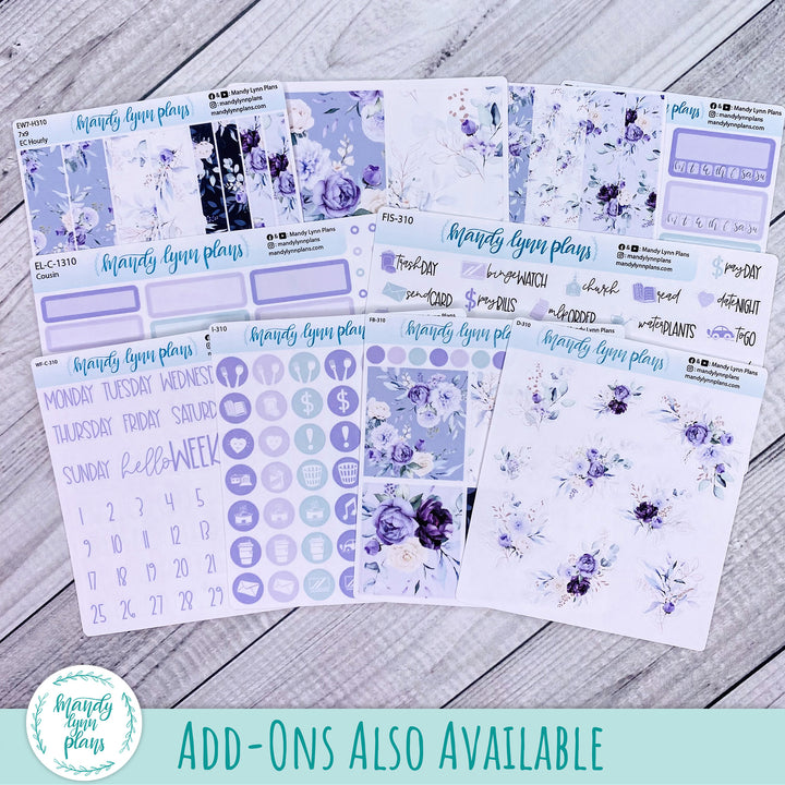 A5 Plans by Just Scribble Daily Kit || Elegant Botanicals || DL-A5P-310