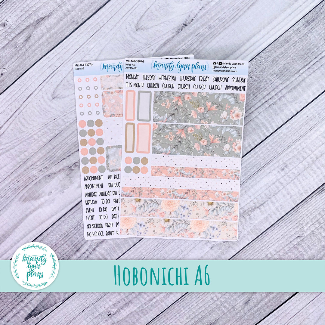 Any Month Hobonichi A6 Monthly Kit || Garden Symphony || MK-A6T-3307