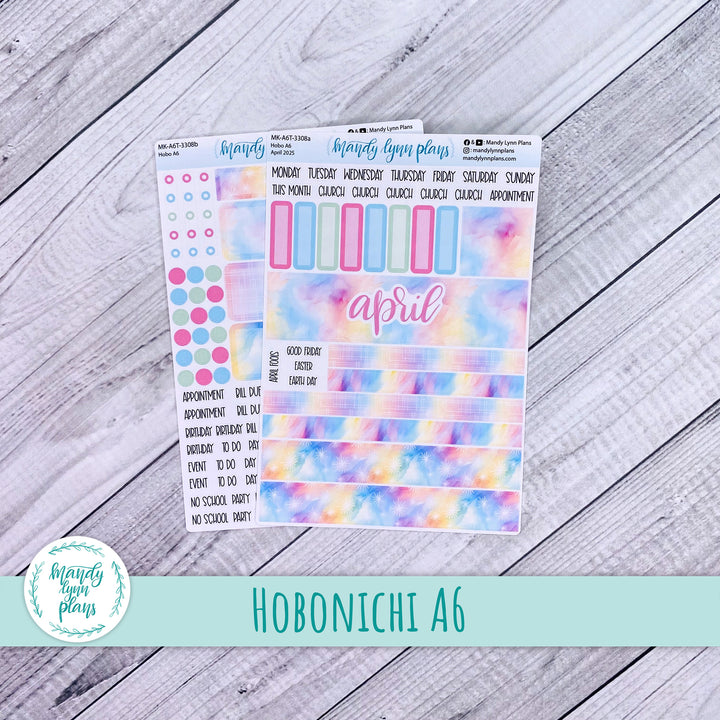 Hobonichi A6 April 2025 Monthly Kit || Watercolor Wonder || MK-A6T-3308