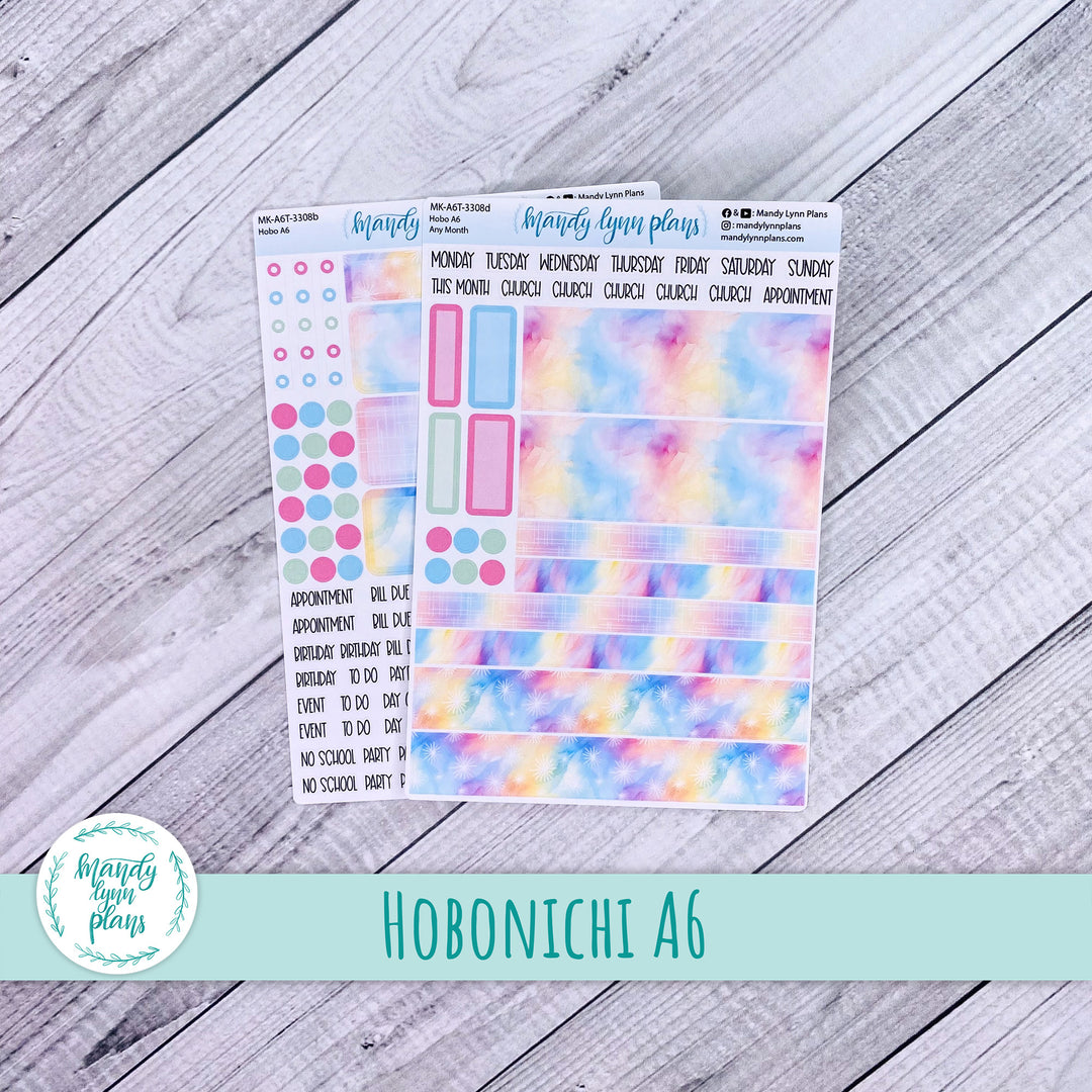 Any Month Hobonichi A6 Monthly Kit || Watercolor Wonder || MK-A6T-3308