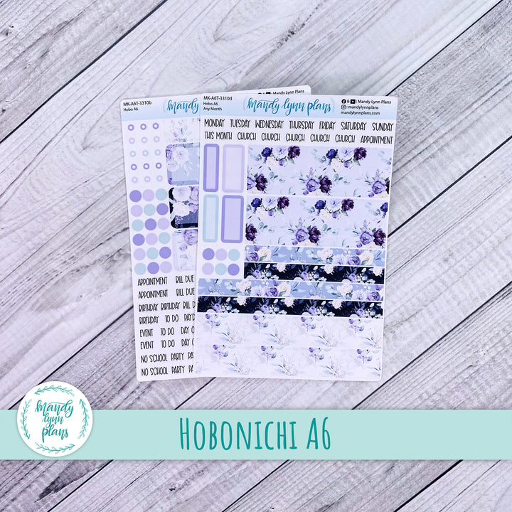 Any Month Hobonichi A6 Monthly Kit || Elegant Botanicals || MK-A6T-3310