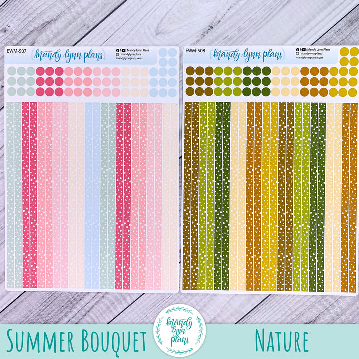 A5 Skinny Polka Dot Washi Strips and Planner Dots