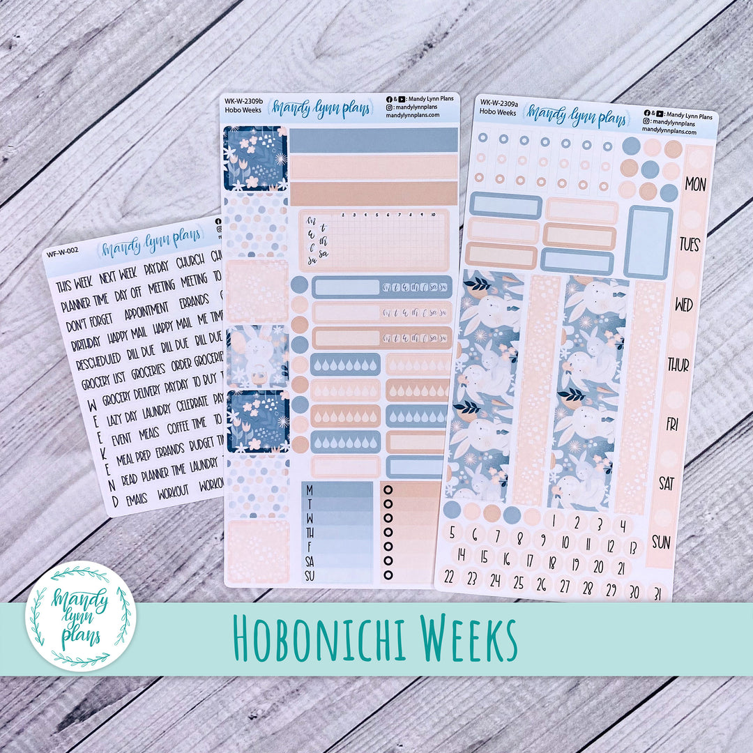 Hobonichi Weeks Weekly Kit || Bunny Bliss || WK-W-2309