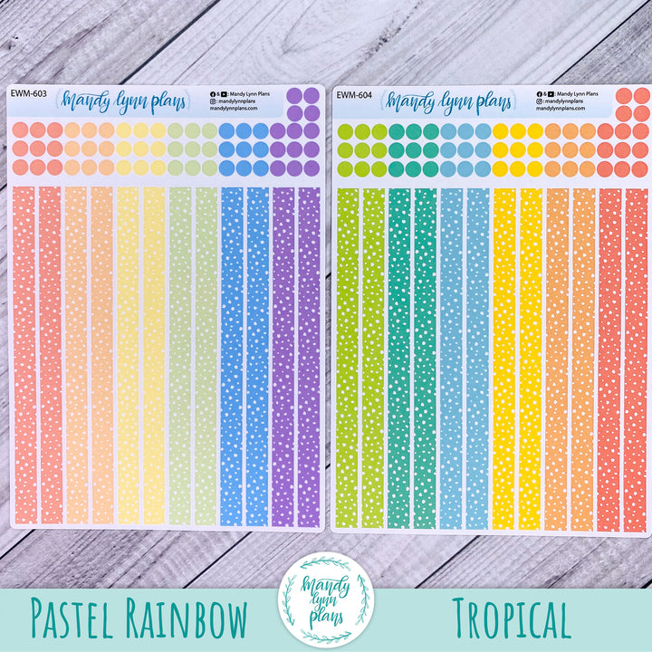 A5 Polka Dot Washi Strips and Planner Dots