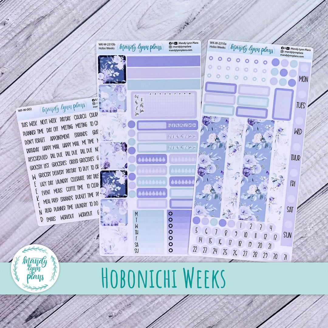 Hobonichi Weeks Weekly Kit || Elegant Botanicals || WK-W-2310