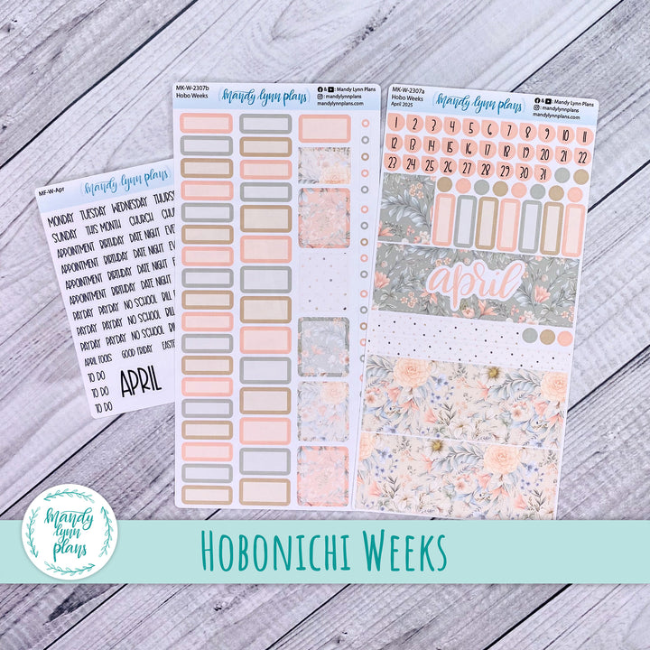 Hobonichi Weeks April 2025 Monthly Kit || Garden Symphony || MK-W-2307