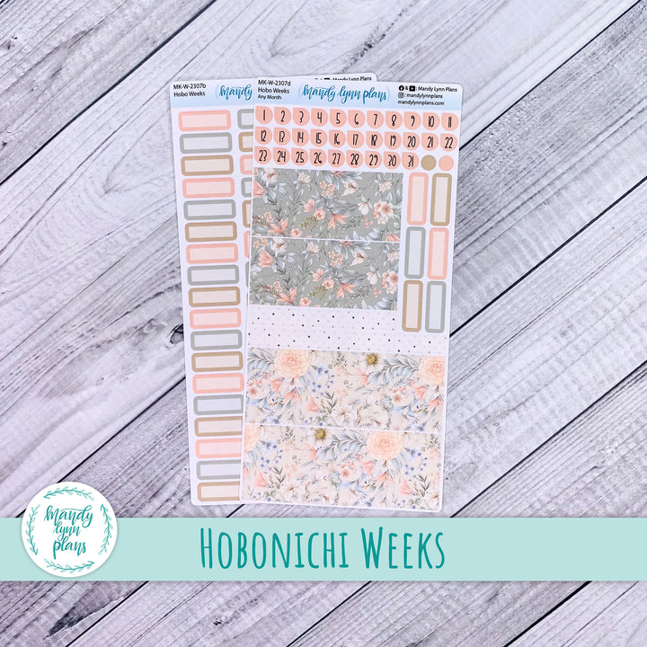 Any Month Hobonichi Weeks Monthly Kit || Garden Symphony || MK-W-2307