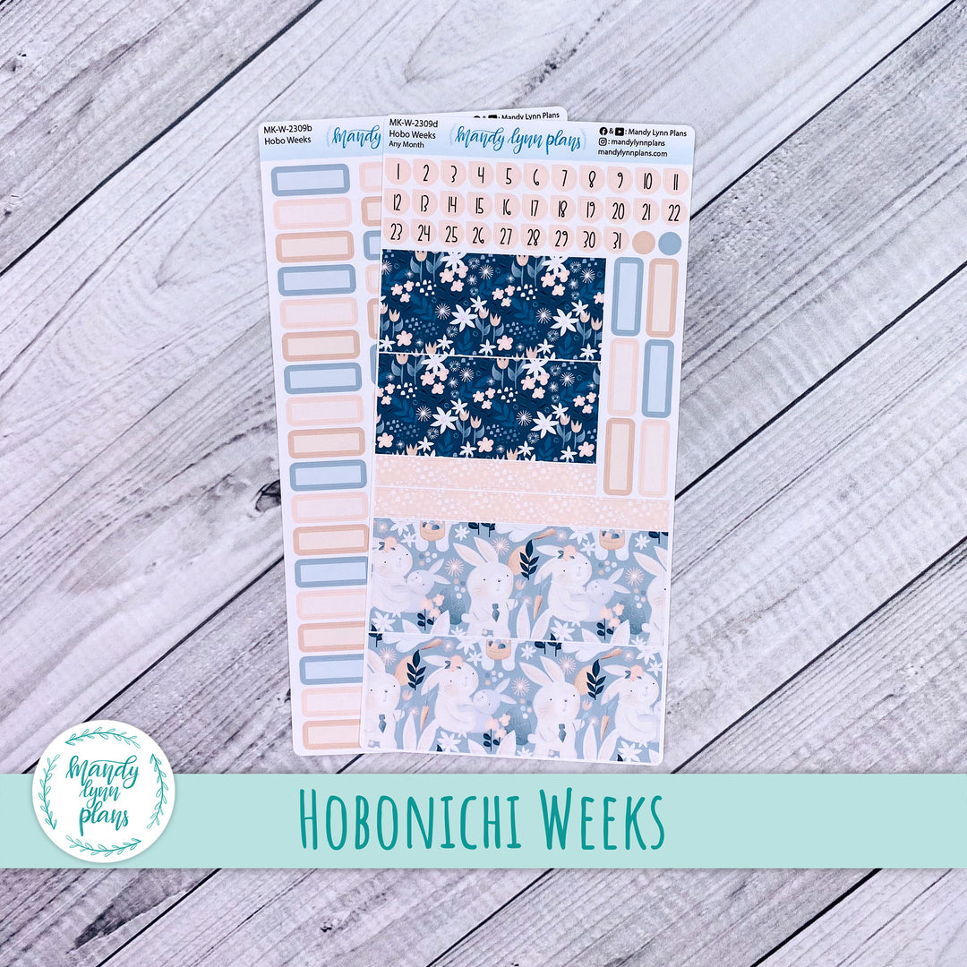 Any Month Hobonichi Weeks Monthly Kit || Bunny Bliss || MK-W-2309