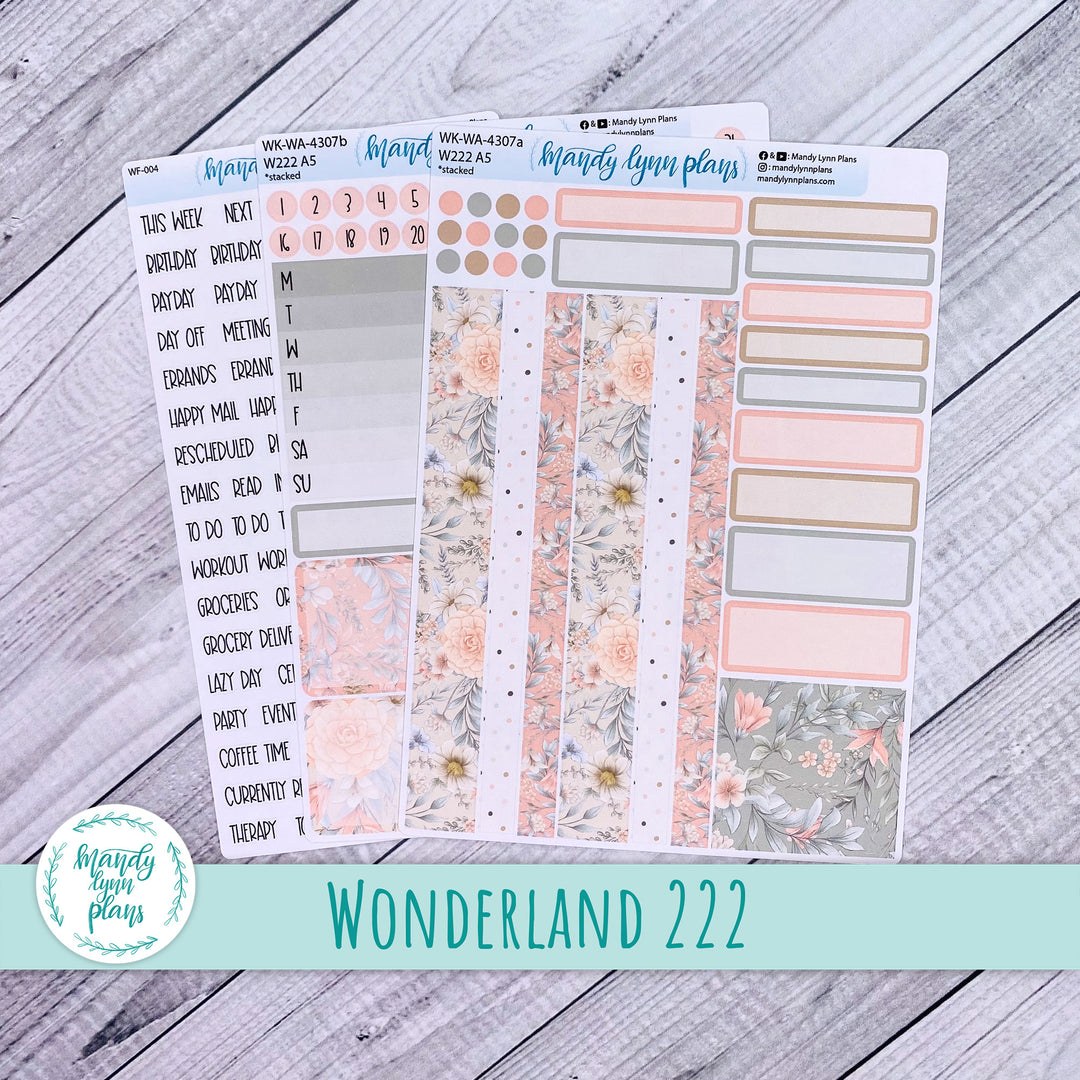 Wonderland 222 Weekly Kit || Garden Symphony || 307