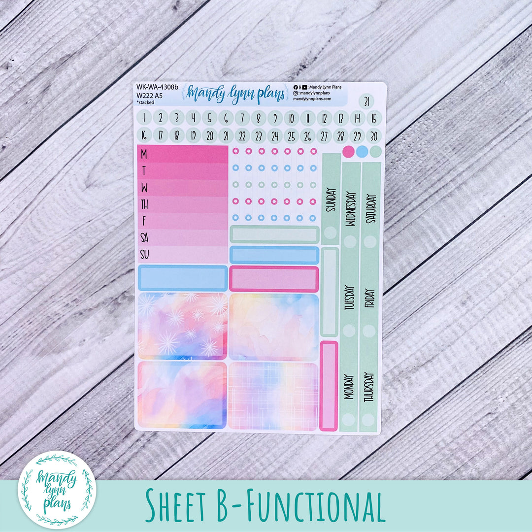 Wonderland 222 Weekly Kit || Watercolor Wonder || 308