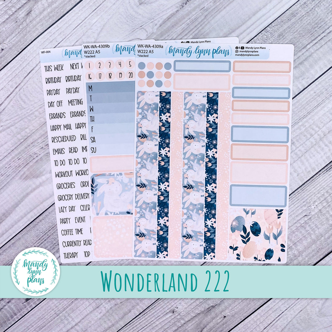 Wonderland 222 Weekly Kit || Bunny Bliss || 309