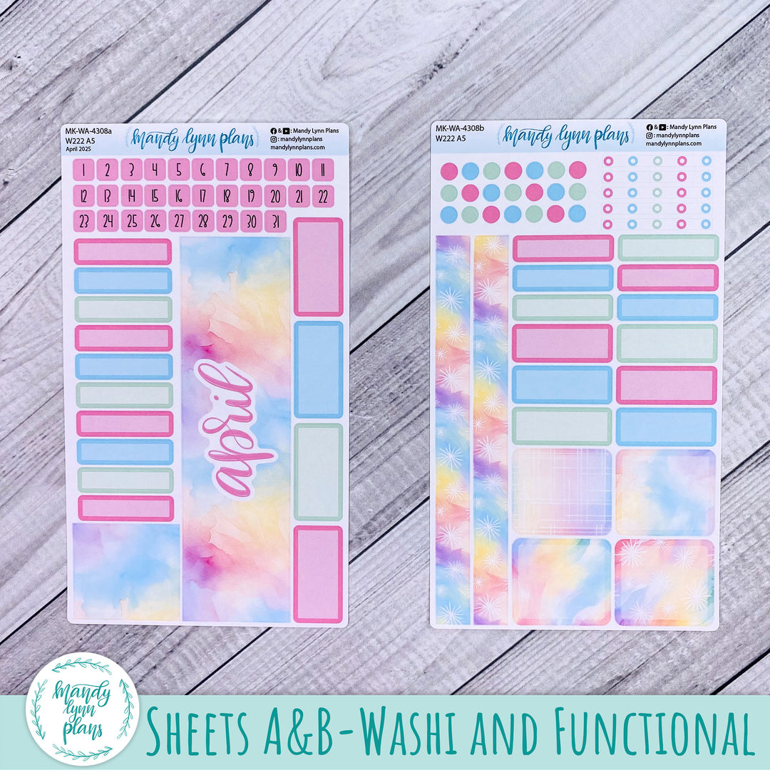 Wonderland 222 April 2025 Monthly Kit || Watercolor Wonder || 308