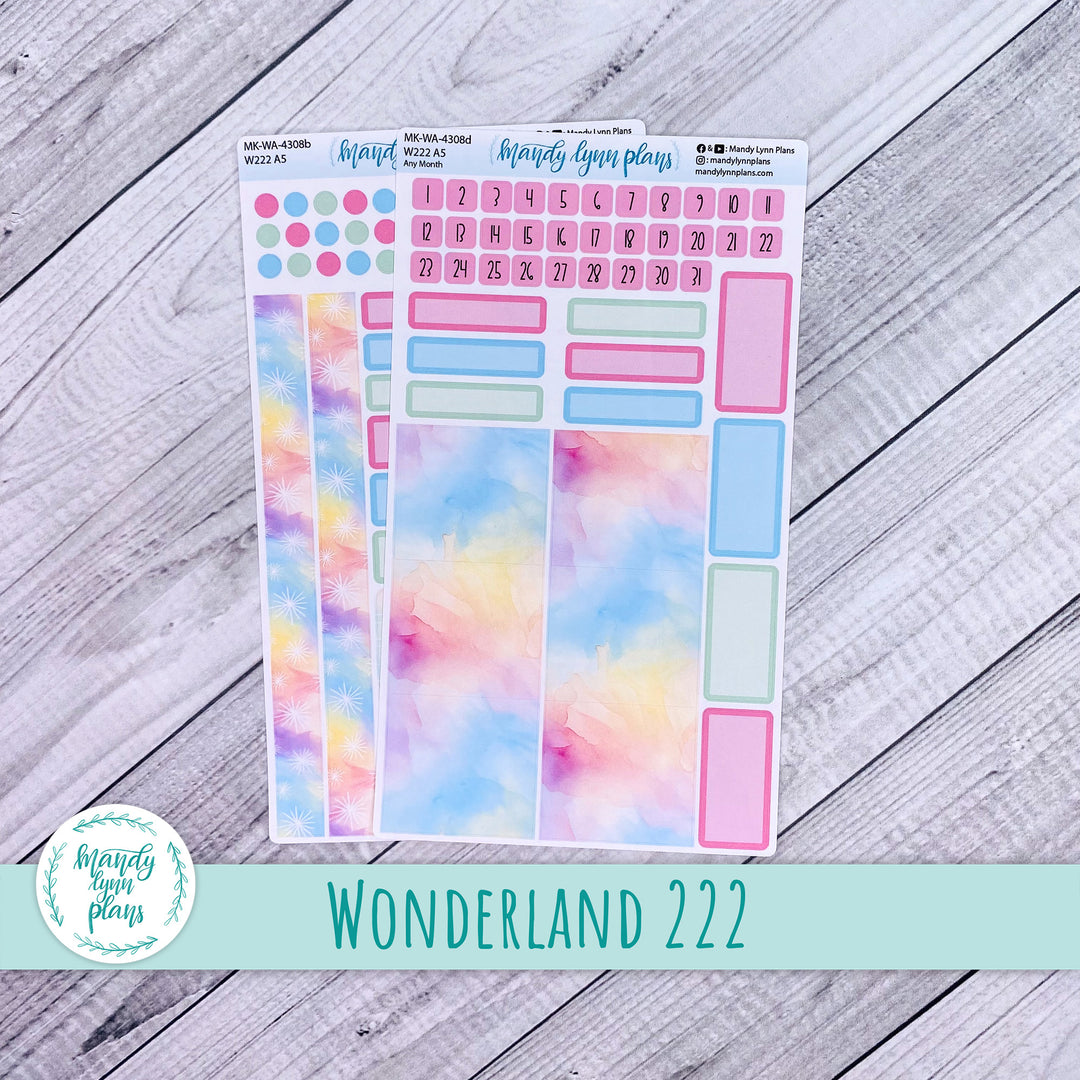 2025 Any Month Wonderland 222 Monthly Kit || Watercolor Wonder || 308