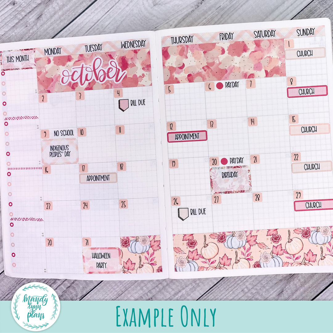 October 2023 B6 Common Planner Monthly Kit || Candy Corn || MK-SB6-7236