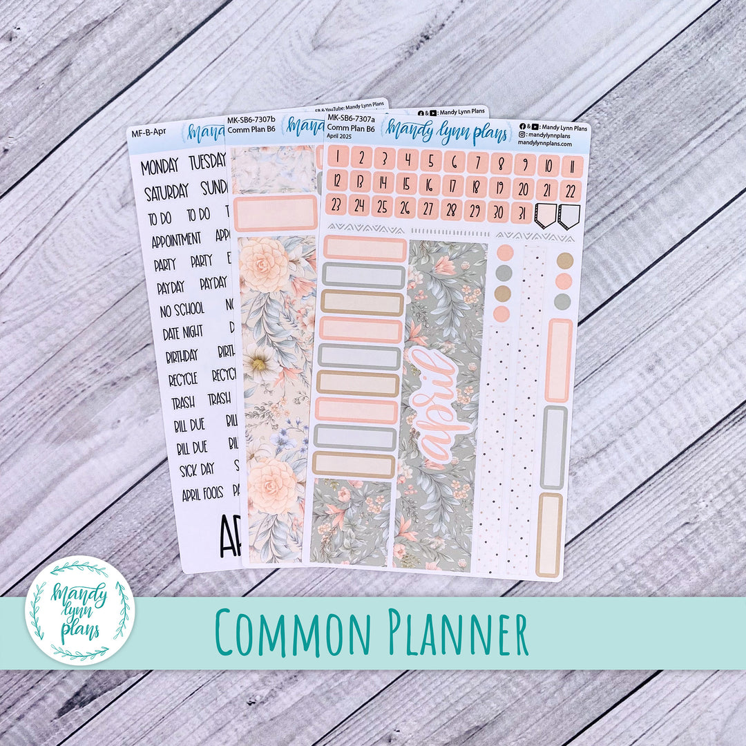 April 2025 Common Planner Monthly Kit || Garden Symphony || 307