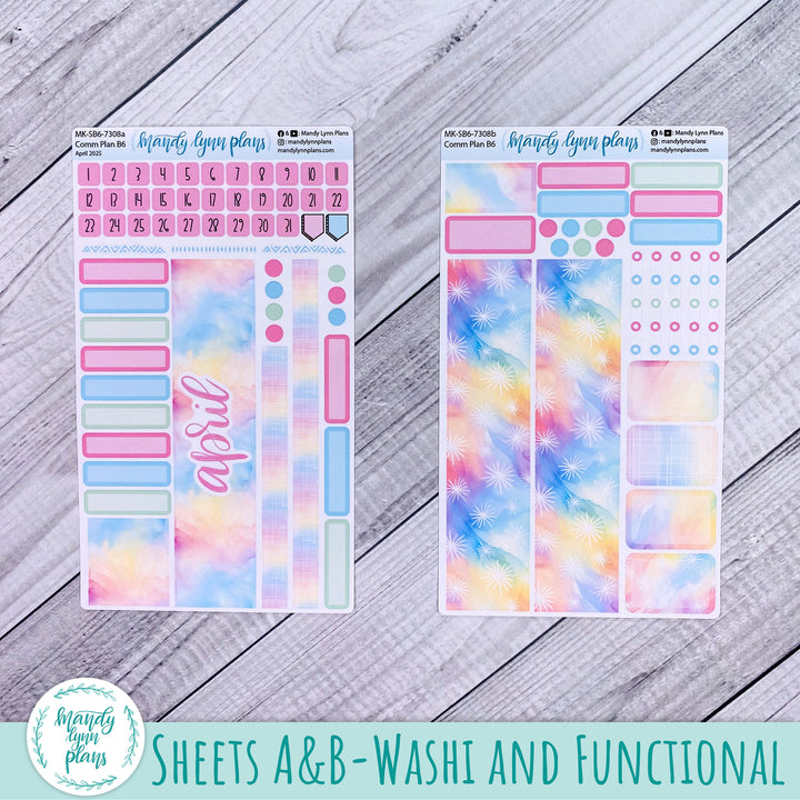 April 2025 Common Planner Monthly Kit || Watercolor Wonder || 308