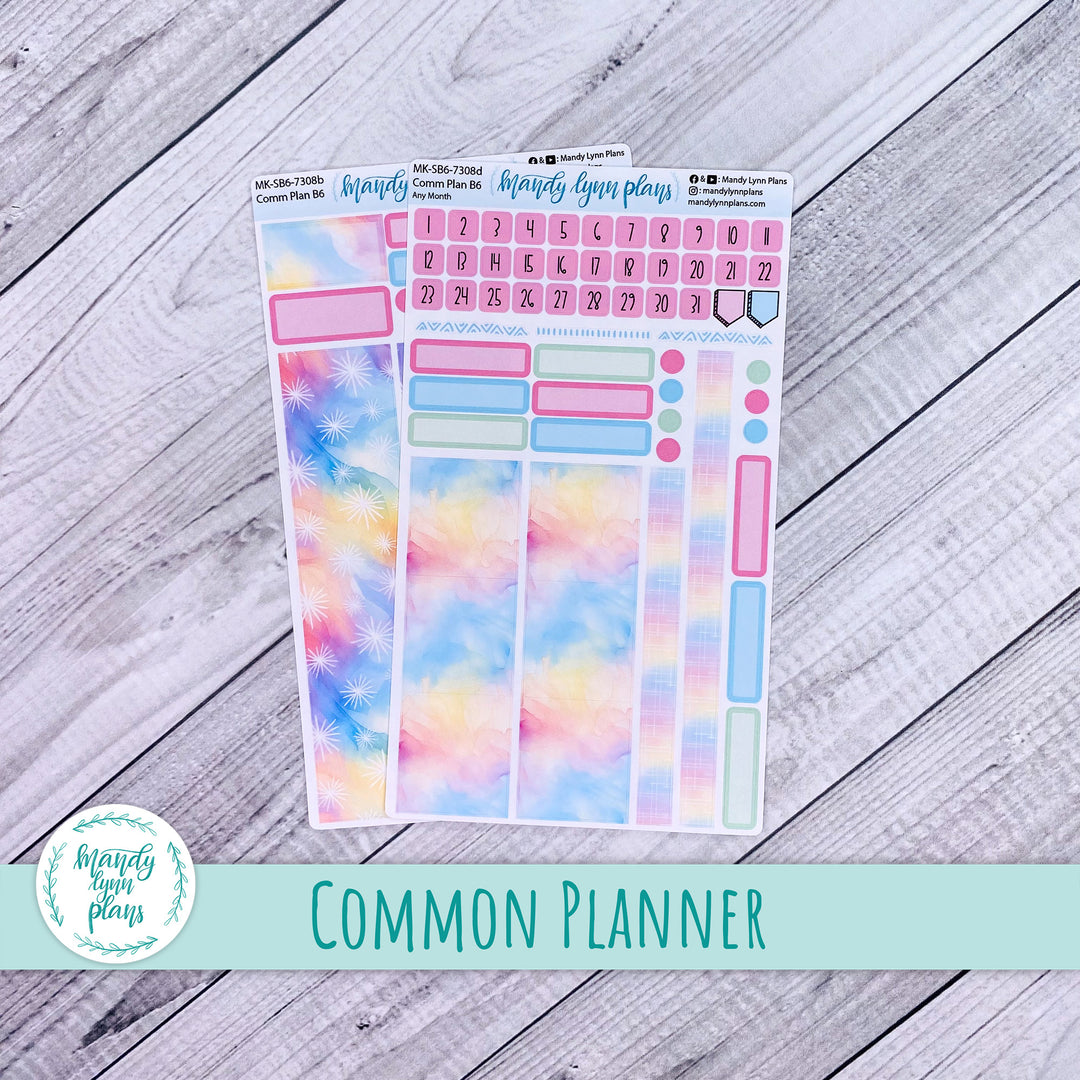 Any Month Common Planner Monthly Kit || Watercolor Wonder || 308