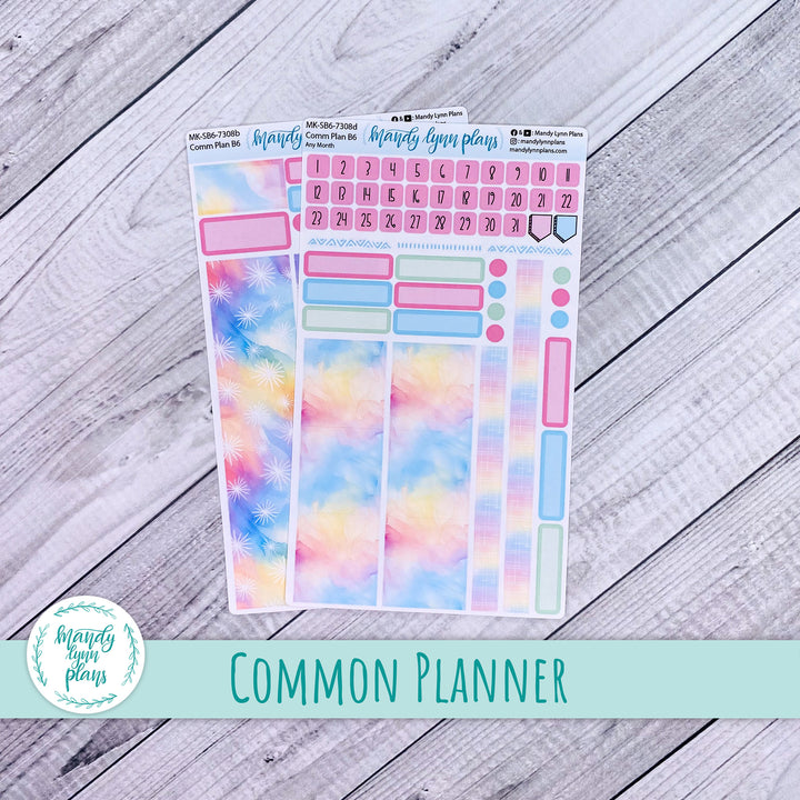 Any Month Common Planner Monthly Kit || Watercolor Wonder || 308