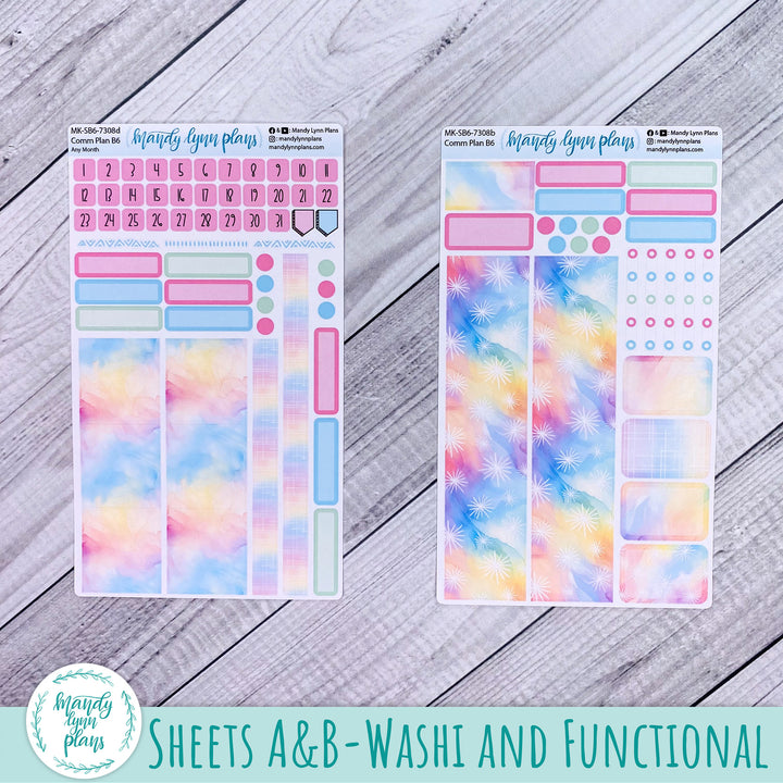 Any Month Common Planner Monthly Kit || Watercolor Wonder || 308