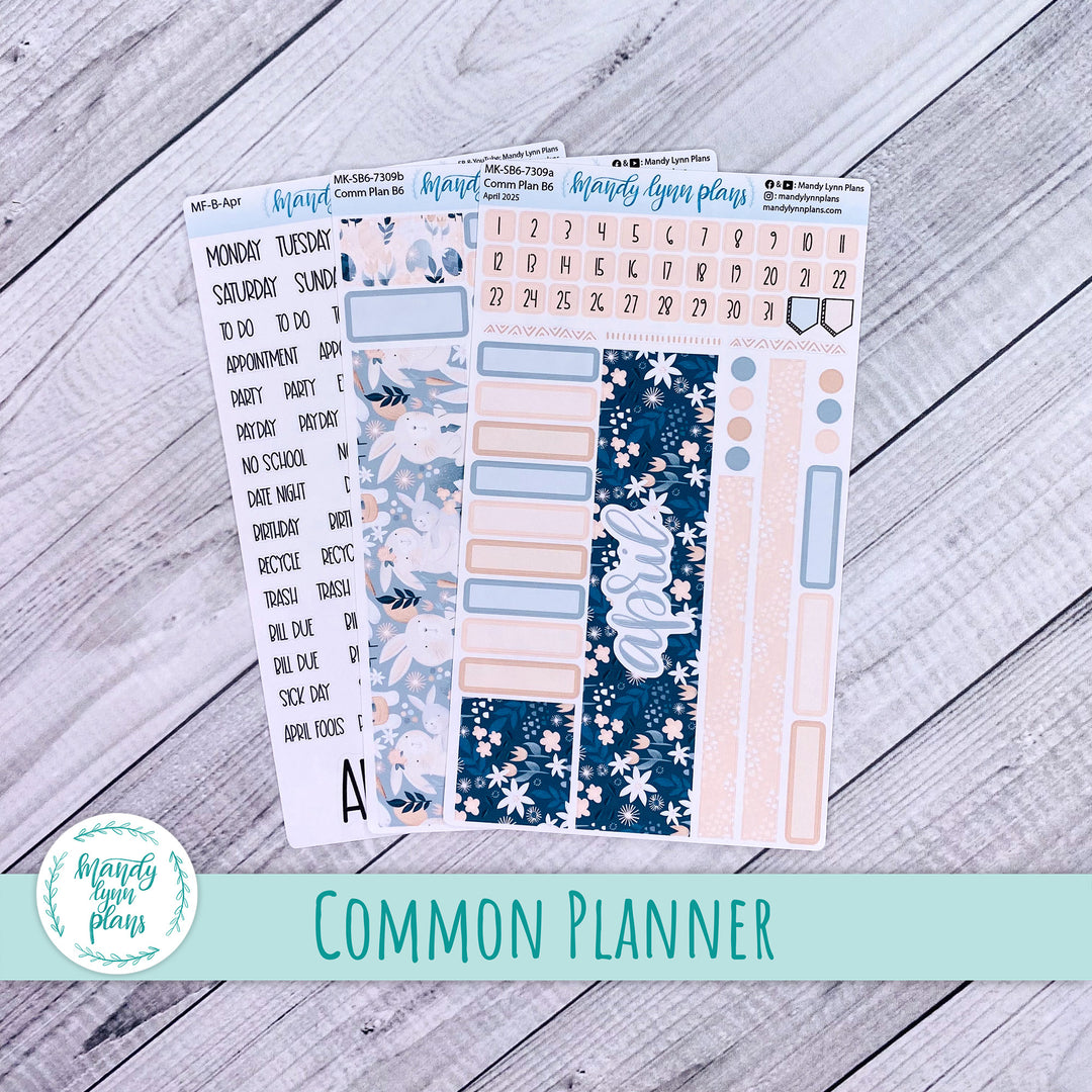 April 2025 Common Planner Monthly Kit || Bunny Bliss || 309