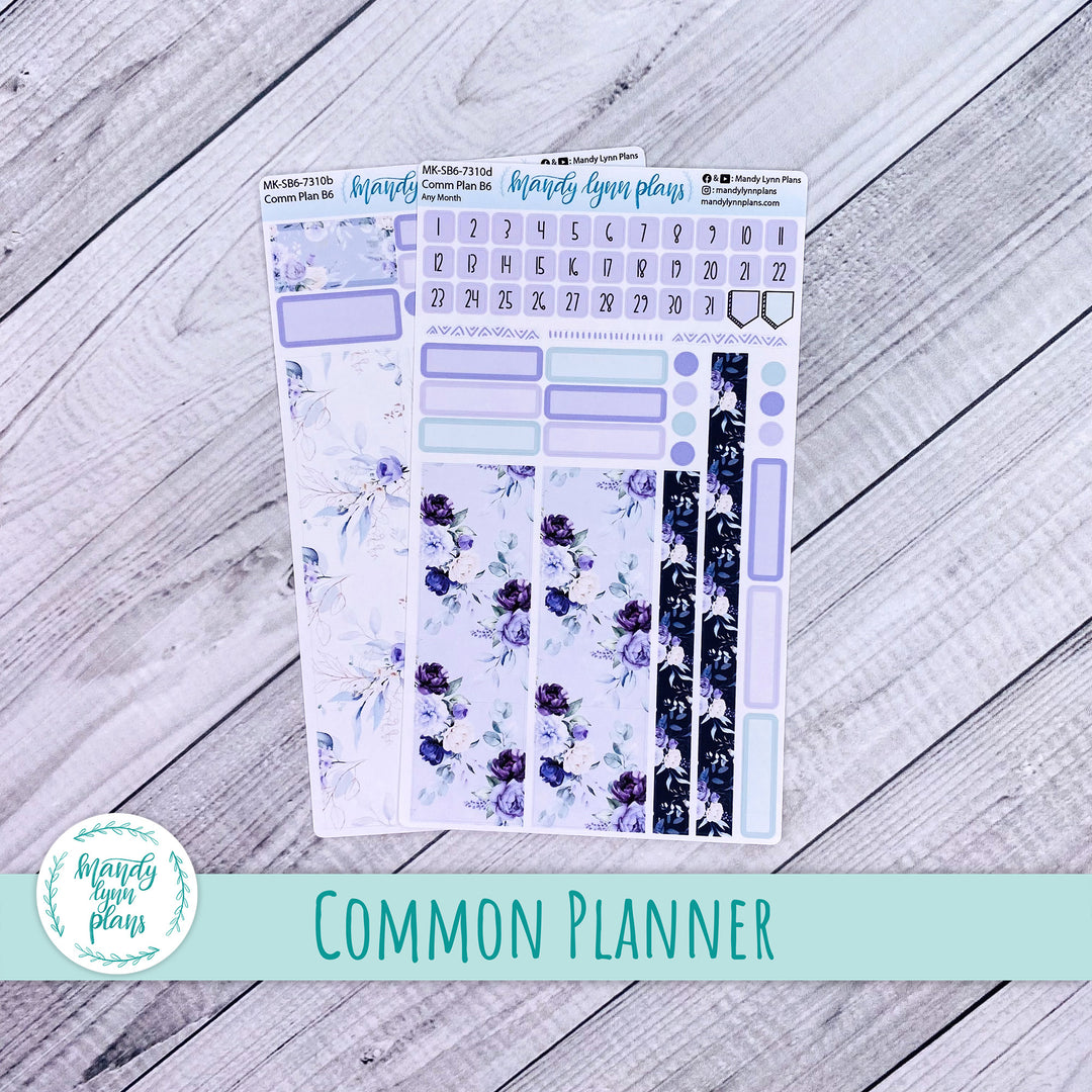 Any Month Common Planner Monthly Kit || Elegant Botanicals || 310