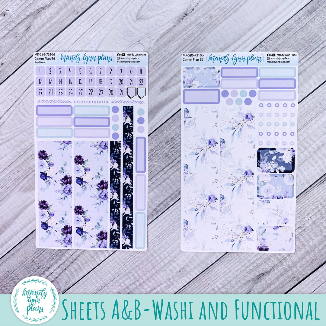 Any Month Common Planner Monthly Kit || Elegant Botanicals || 310