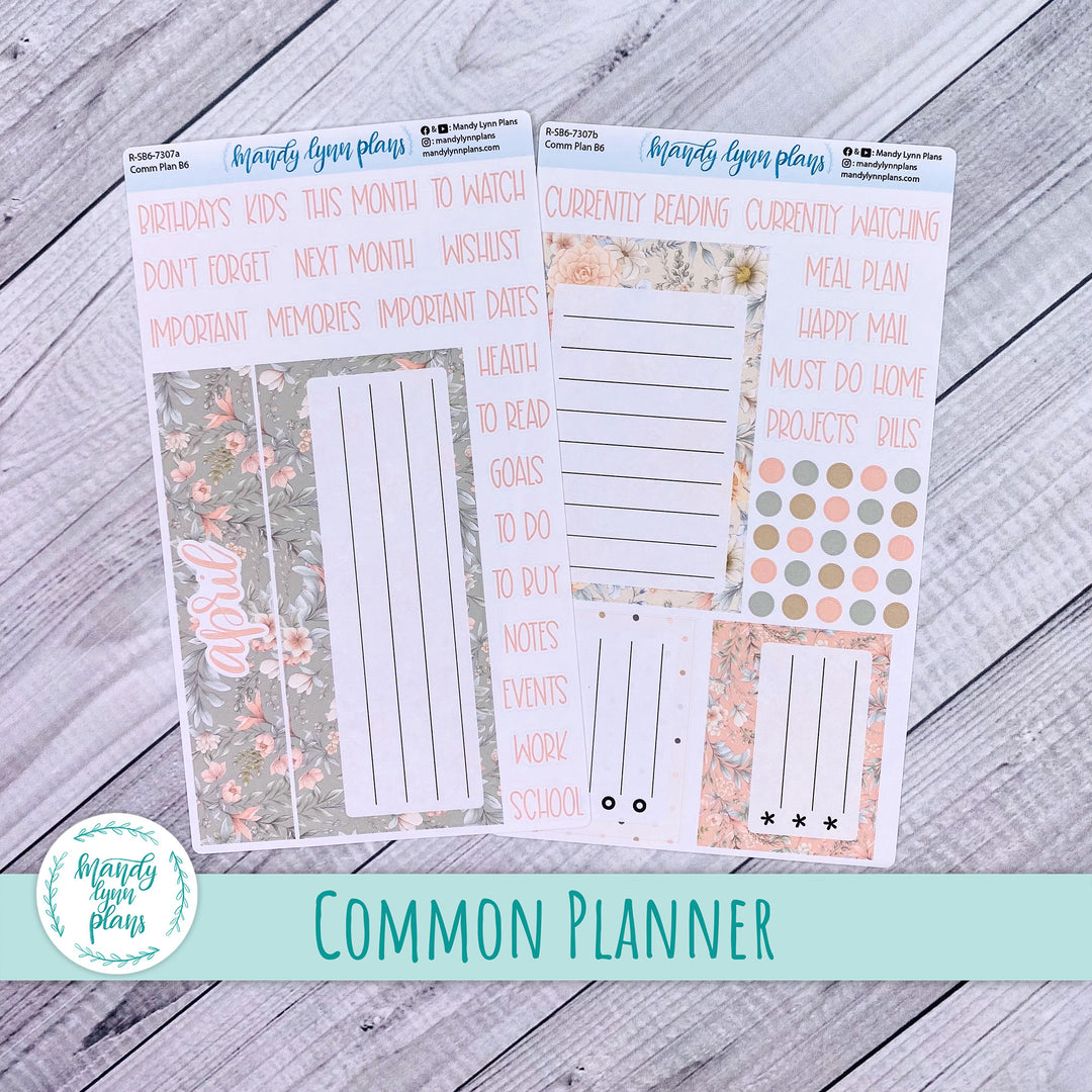 April Common Planner Dashboard || Garden Symphony || 307