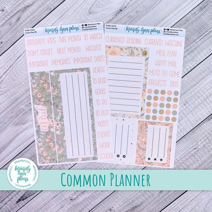 April Common Planner Dashboard || Garden Symphony || 307