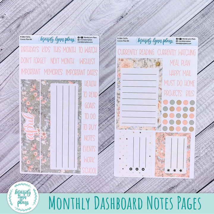 April Common Planner Dashboard || Garden Symphony || 307