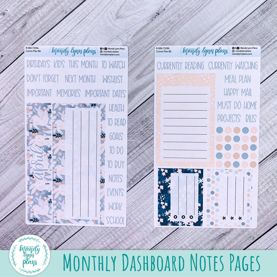 April Common Planner Dashboard || Bunny Bliss || 309