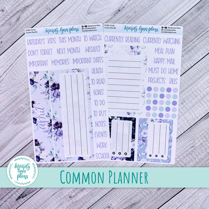 April Common Planner Dashboard || Elegant Botanicals || 310