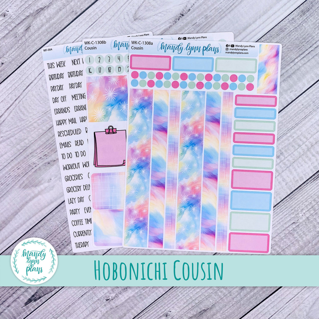 Hobonichi Cousin Weekly Kit || Watercolor Wonder || WK-C-1308