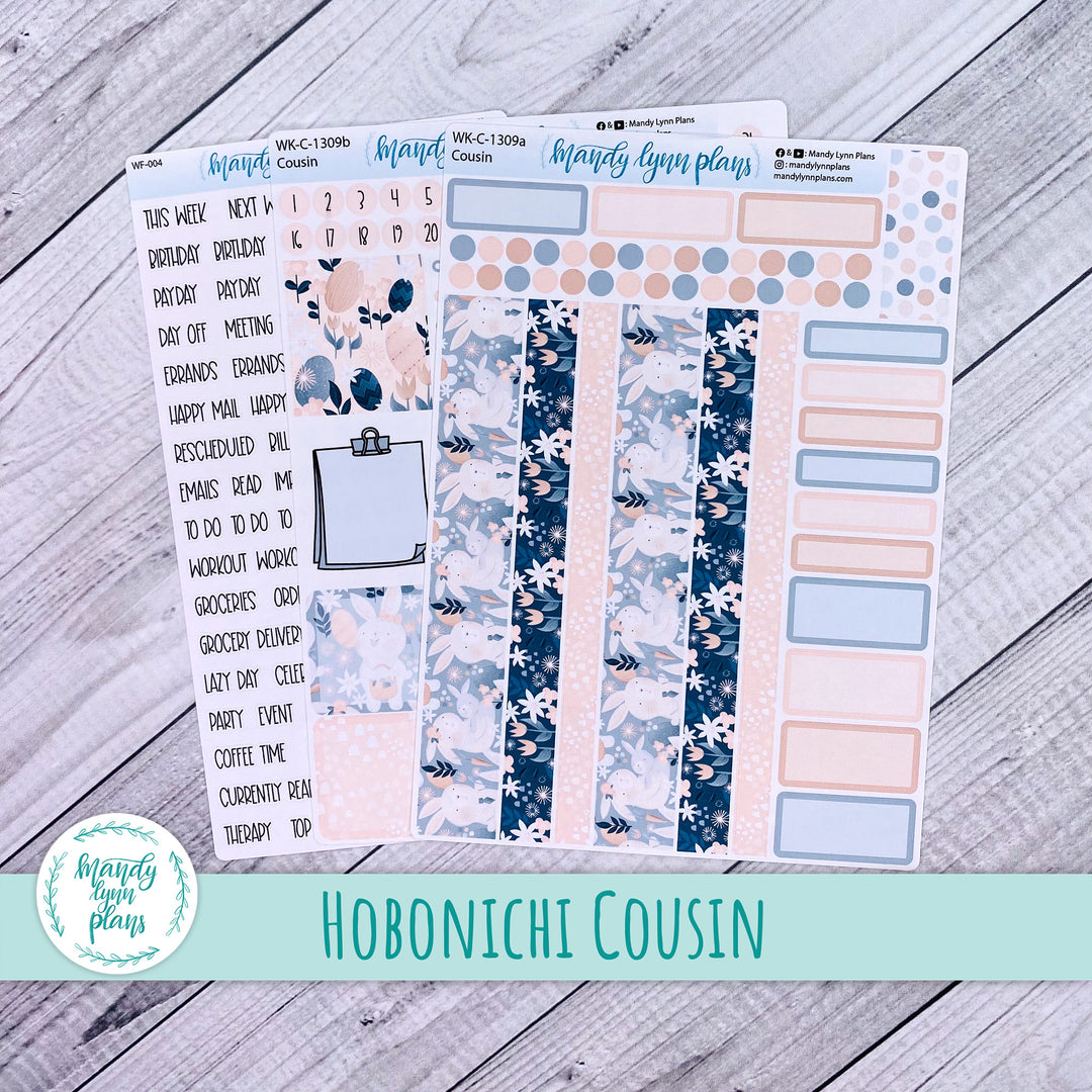 Hobonichi Cousin Weekly Kit || Bunny Bliss || WK-C-1309