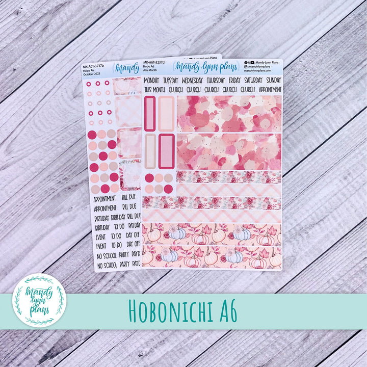 Any Month Hobonichi A6 Monthly Kit || Fall Blush || MK-A6T-3237