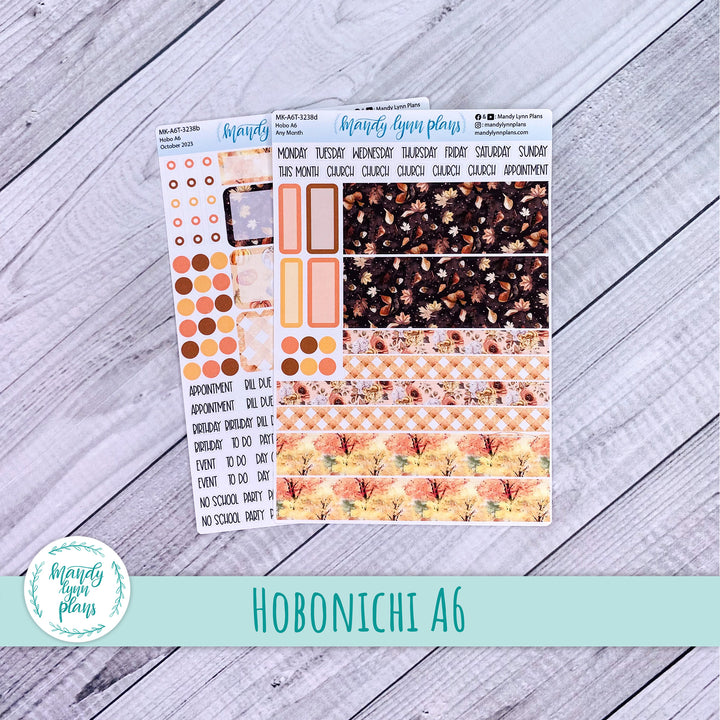 Any Month Hobonichi A6 Monthly Kit || Autumn Delight || MK-A6T-3238