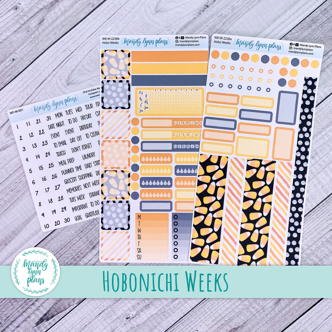 Hobonichi Weeks Weekly Kit || Candy Corn || WK-W-2236