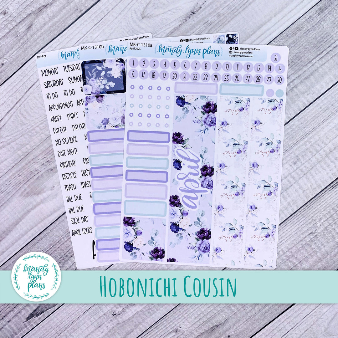 Hobonichi Cousin April 2025 Monthly || Elegant Botanicals || MK-C-1310