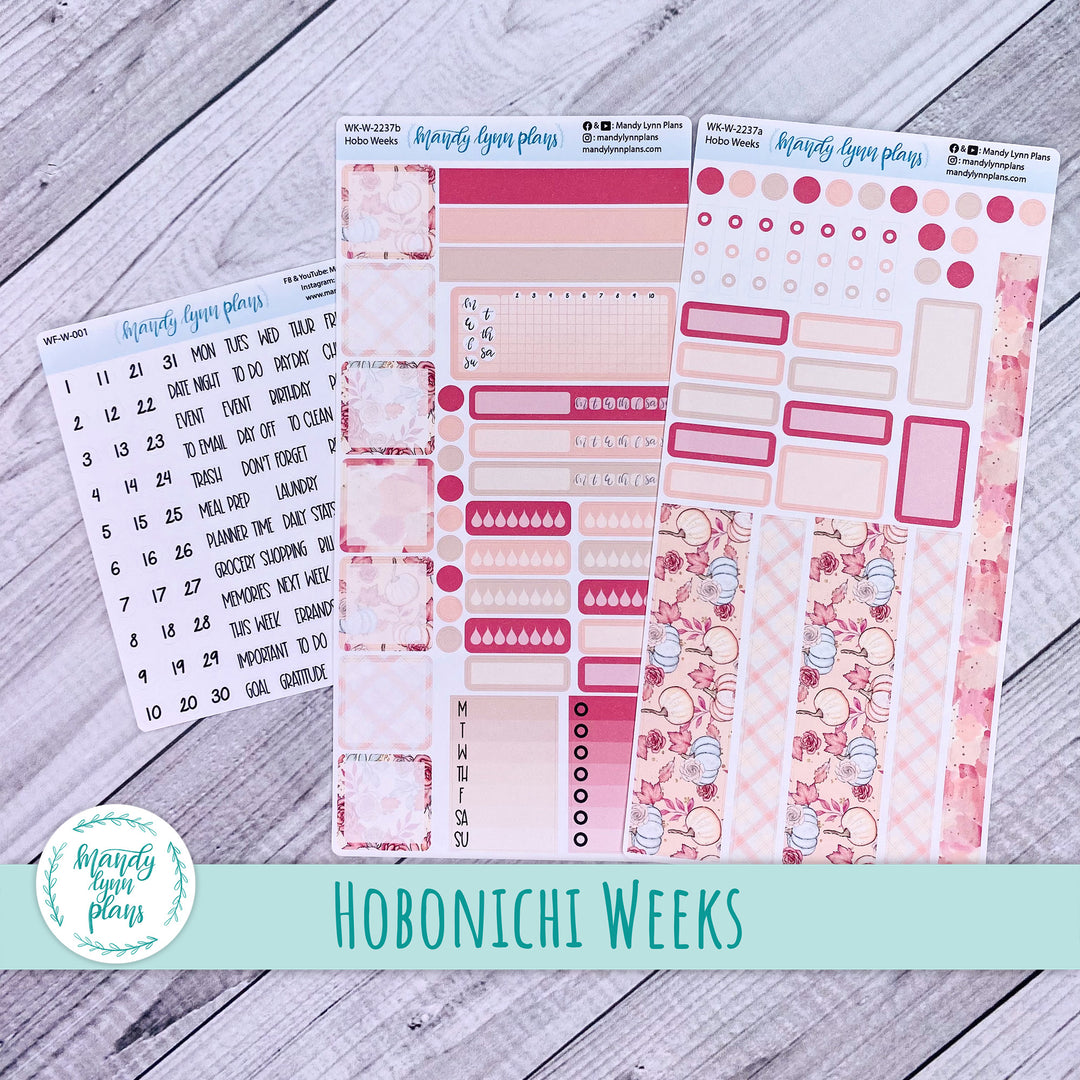 Hobonichi Weeks Weekly Kit || Fall Blush || WK-W-2237